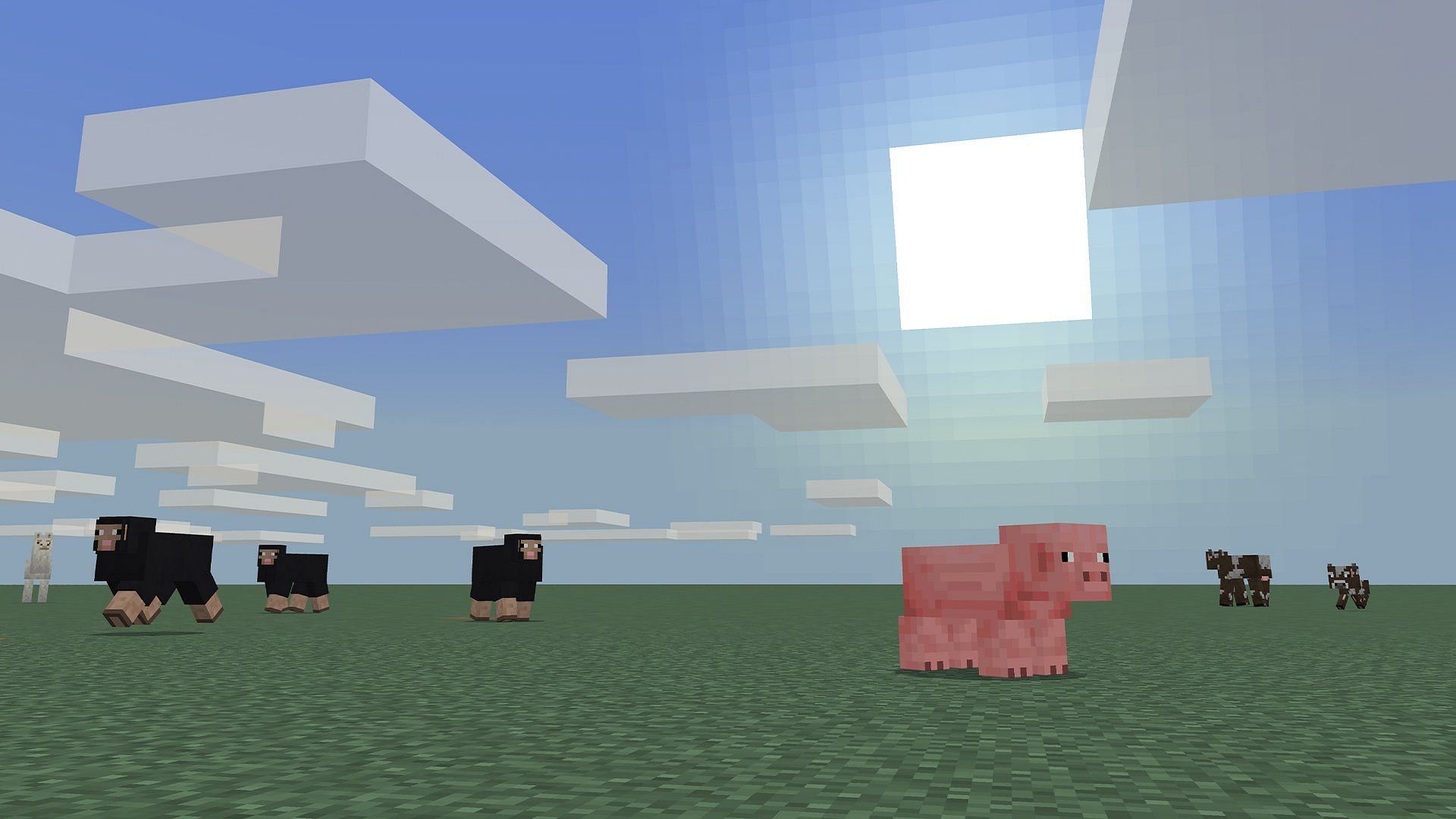 The blocky can be more exciting (Image via Mojang Studios)